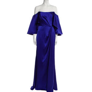 Amsale Off-The-Shoulder Strapless Long Gown, SZ 8, $695 Retail, NWOT, 484